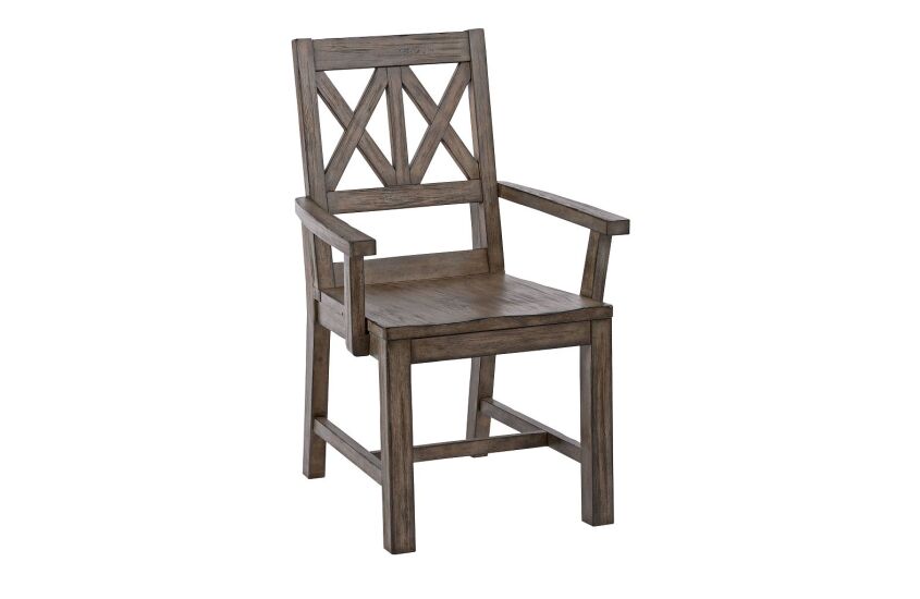 WOOD ARM CHAIR 15