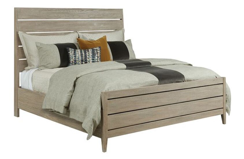 INCLINE OAK QUEEN BED HIGH FOOTBOARD - COMPLETE Primary Select