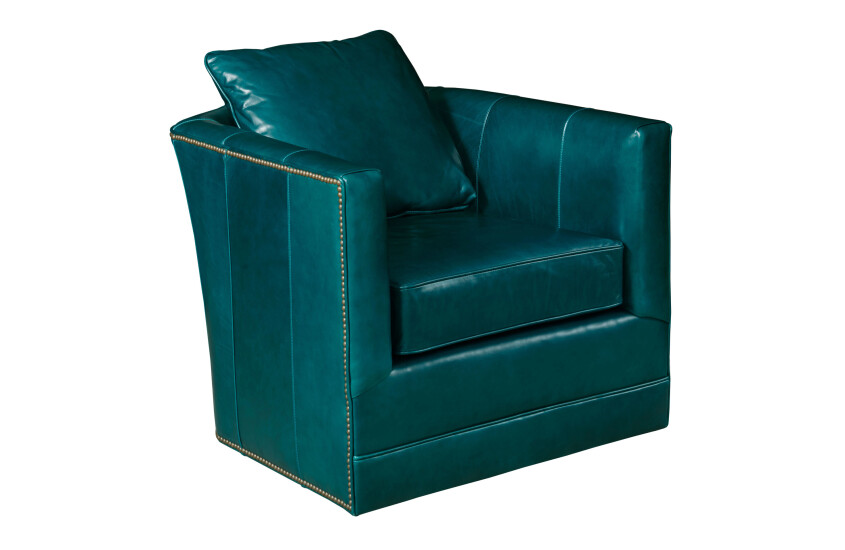 BROCK BARREL SWIVEL GLIDER - LEATHER Primary Select