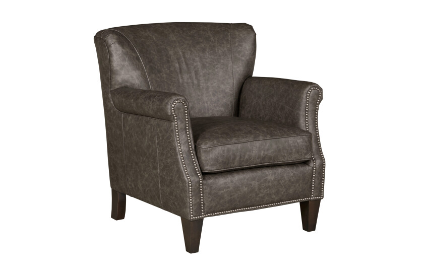 BARRETT ACCENT CHAIR - LEATHER 65