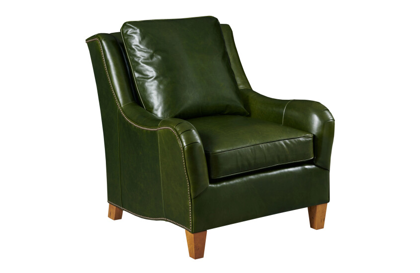 EMERSON ACCENT CHAIR - LEATHER 60