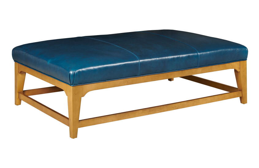 JENNINGS RECTANGULAR COCKTAIL OTTOMAN - LEATHER Primary