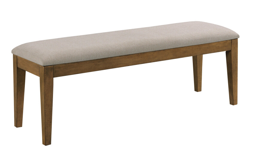 UPHOLSTERED DINING BENCH, LATTE Primary