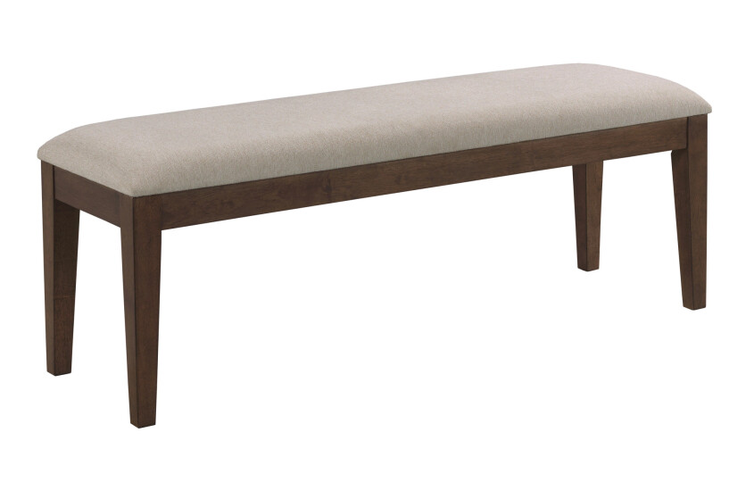 UPHOLSTERED DINING BENCH, MOCHA Primary
