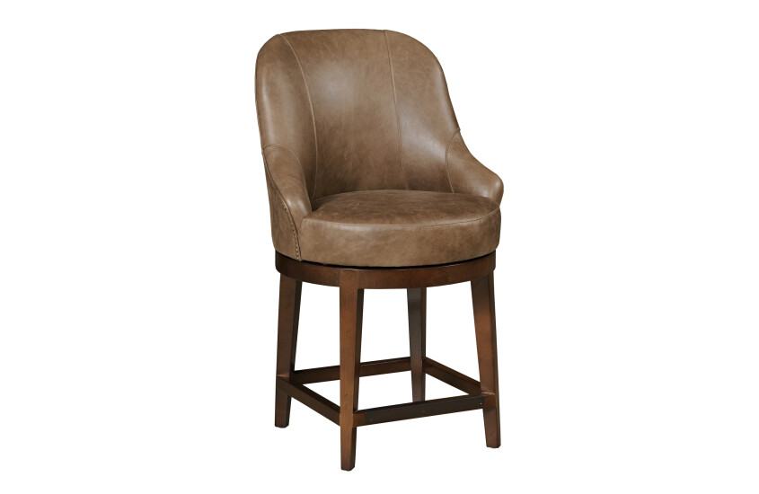 TINSLEY COUNTER HEIGHT STOOL LEATHER Primary