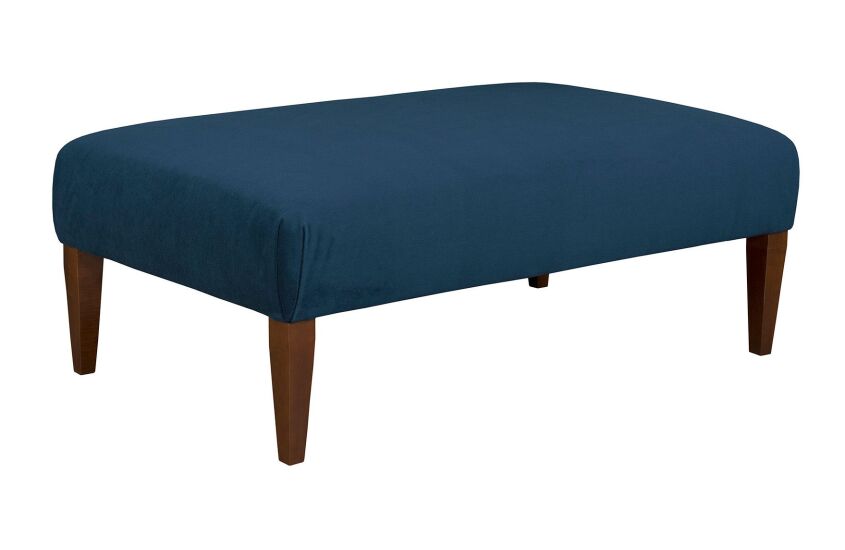LARGE COCKTAIL OTTOMAN-TAPERED LEG 80