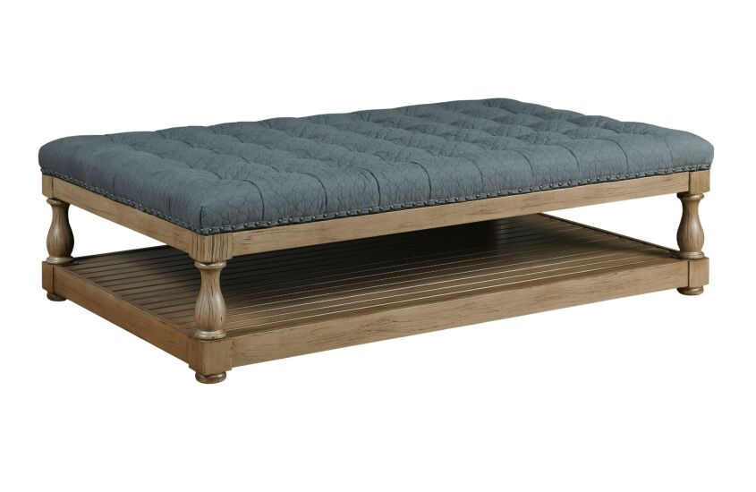 PEARCE RECTANGULAR TUFTED OTTOMAN 100