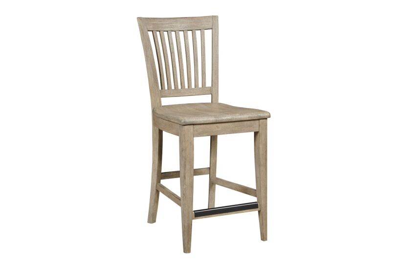 COUNTER HEIGHT SLAT BACK CHAIR 7