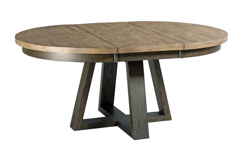 On Dining Table, Round Dining Table With Leaf Extension And Chairs