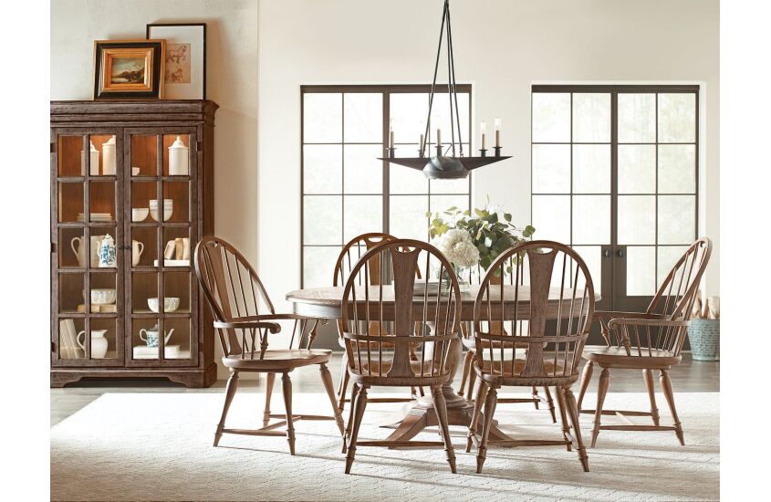 MILFORD ROUND DINING TABLE PKG Room Scene 1