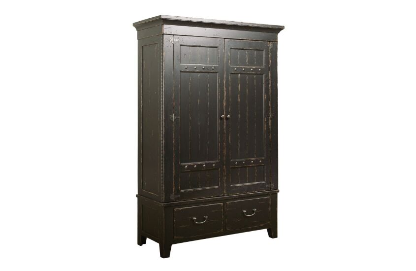 SIMMONS ARMOIRE - COMPLETE - ANVIL FINISH Primary