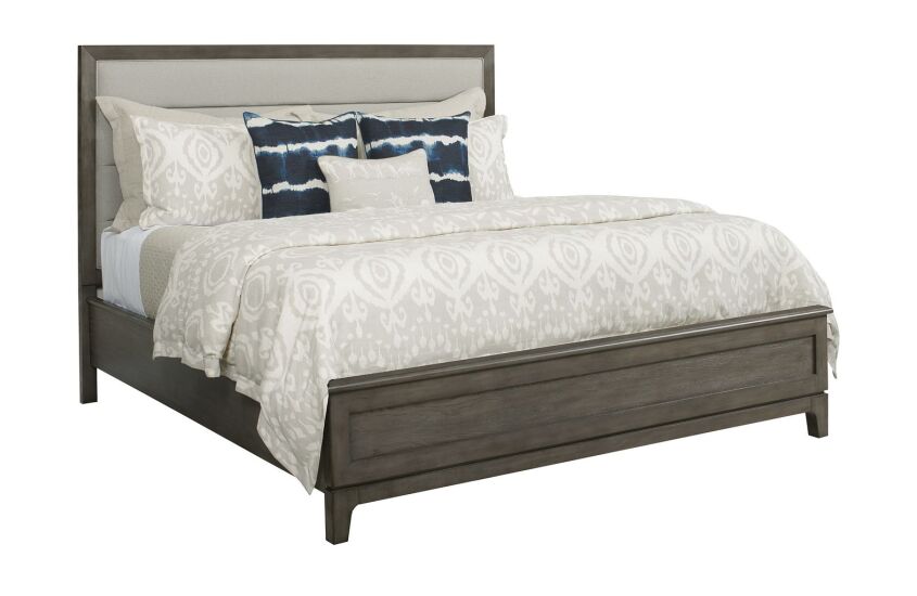 ROSS KING UPHOLSTERED PANEL BED - COMPLETE 307