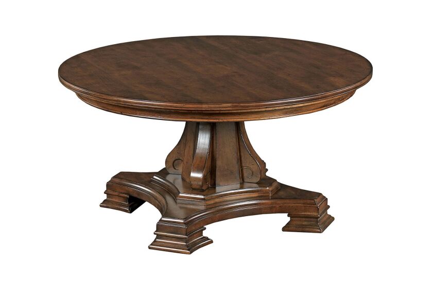 PORTOLONE ROUND PEDESTAL COCKTAIL TABLE COMPLETE 888