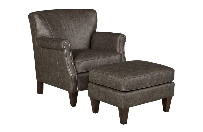 BARRETT ACCENT CHAIR - LEATHER Room 2