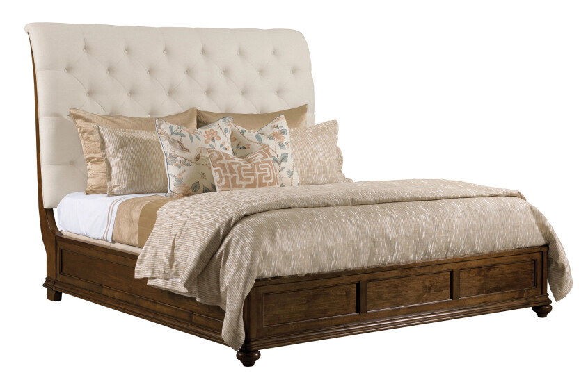 HERNDON KING UPHOLSTERED BED - COMPLETE 299