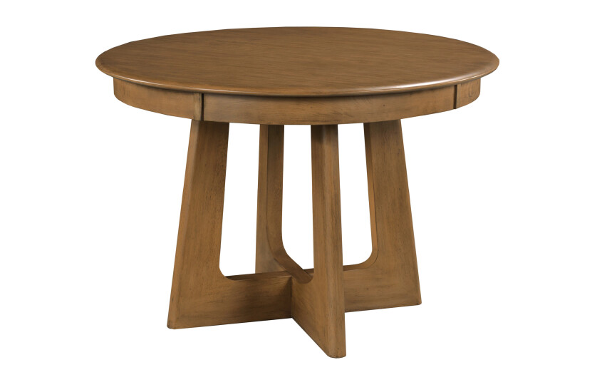 44 ROUND PEDESTAL TABLE, LATTE 4