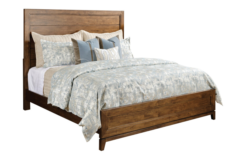 SCHAFER CAL KING PANEL BED COMPLETE 596
