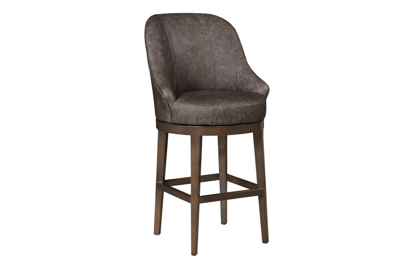 RILEY BAR HEIGHT STOOL LEATHER 198