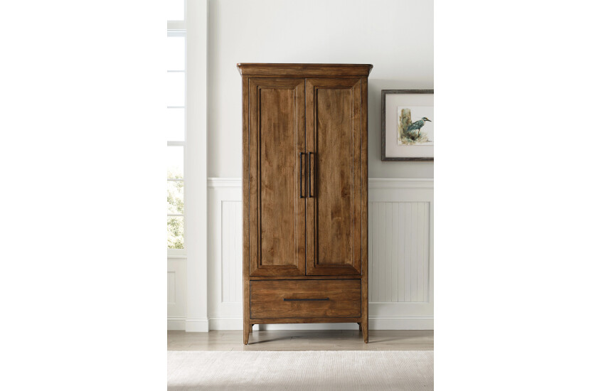 KINGSLEY NARROW ARMOIRE Room Scene 1