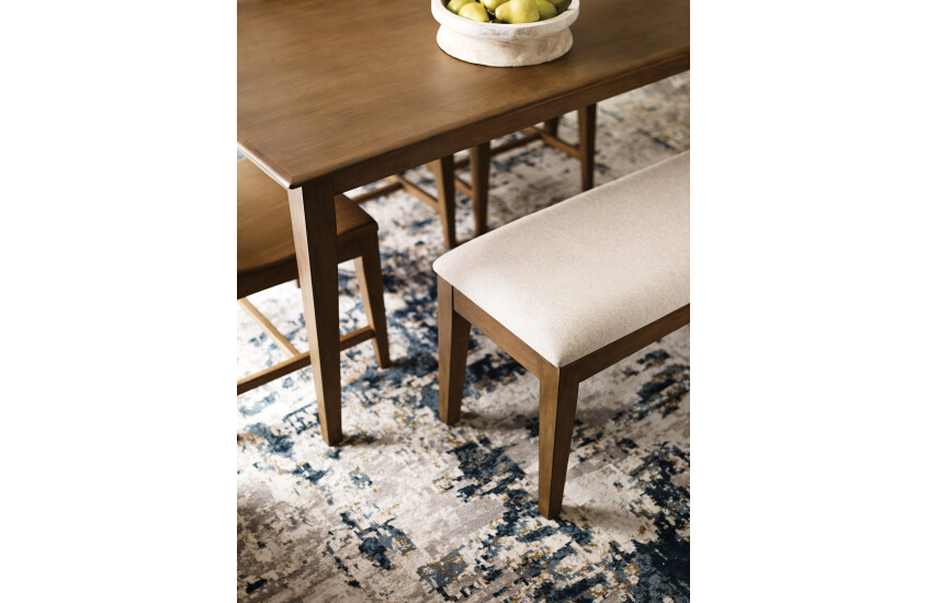 UPHOLSTERED DINING BENCH, LATTE Room Scene 3