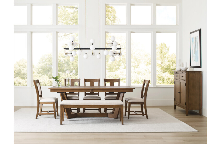 UPHOLSTERED DINING BENCH, LATTE Room 2