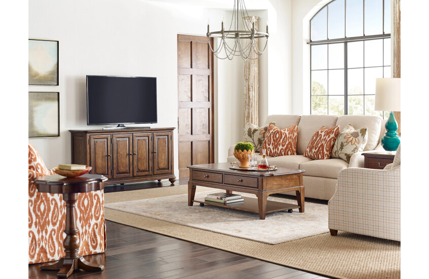 WASHBURN RECTANGULAR COFFEE TABLE Room Scene 1