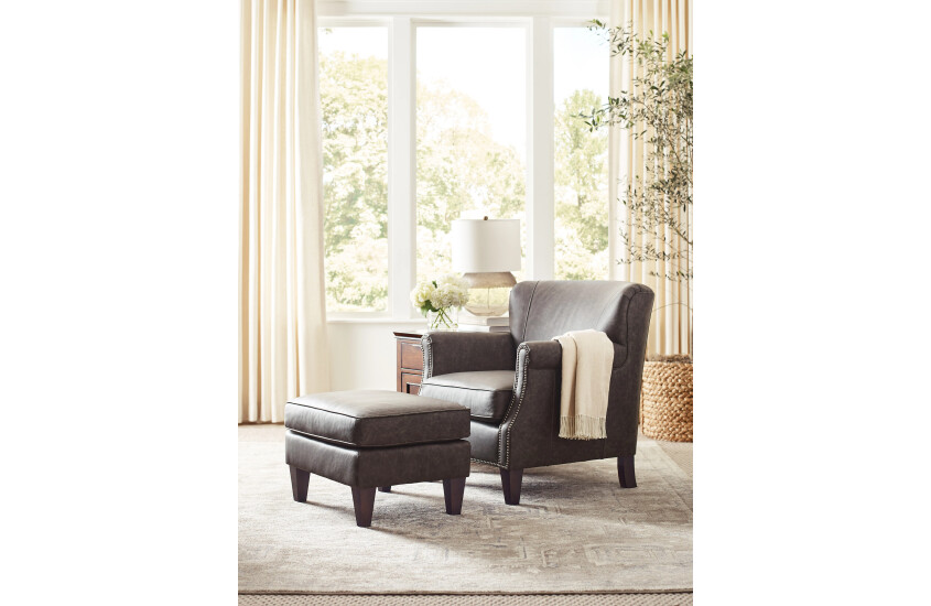 BARRETT ACCENT CHAIR - LEATHER Room