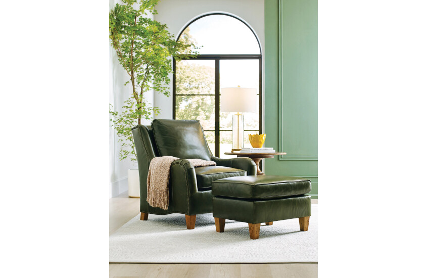 EMERSON ACCENT CHAIR - LEATHER Room