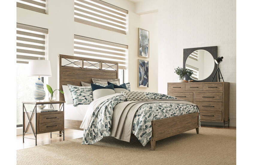 JACKSON QUEEN PANEL BED - COMPLETE Room