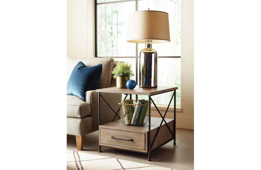 MODERN FORGE END TABLE Room 