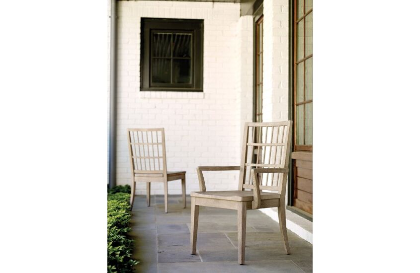 SYMMETRY WOOD ARM CHAIR Room