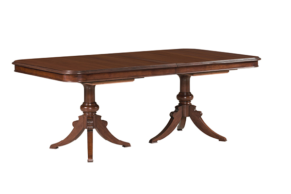 DOUBLE PEDESTAL DINING TABLE