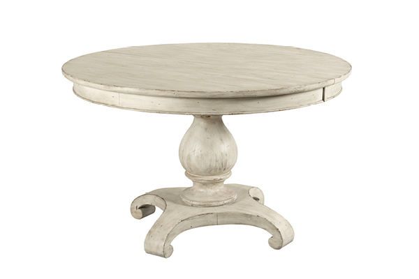 LLOYD PEDESTAL DINING TABLE COMPLETE
