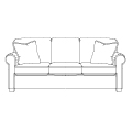 Types Large Sofa 3 Cushion