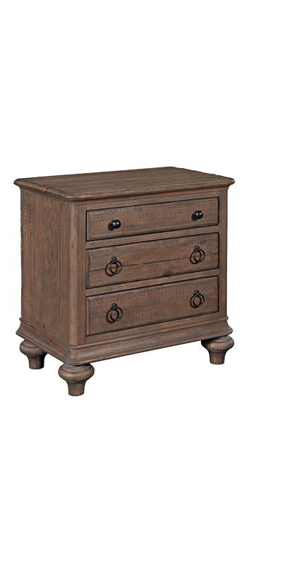 Weatherford Solid Wood Nightstand - Heather